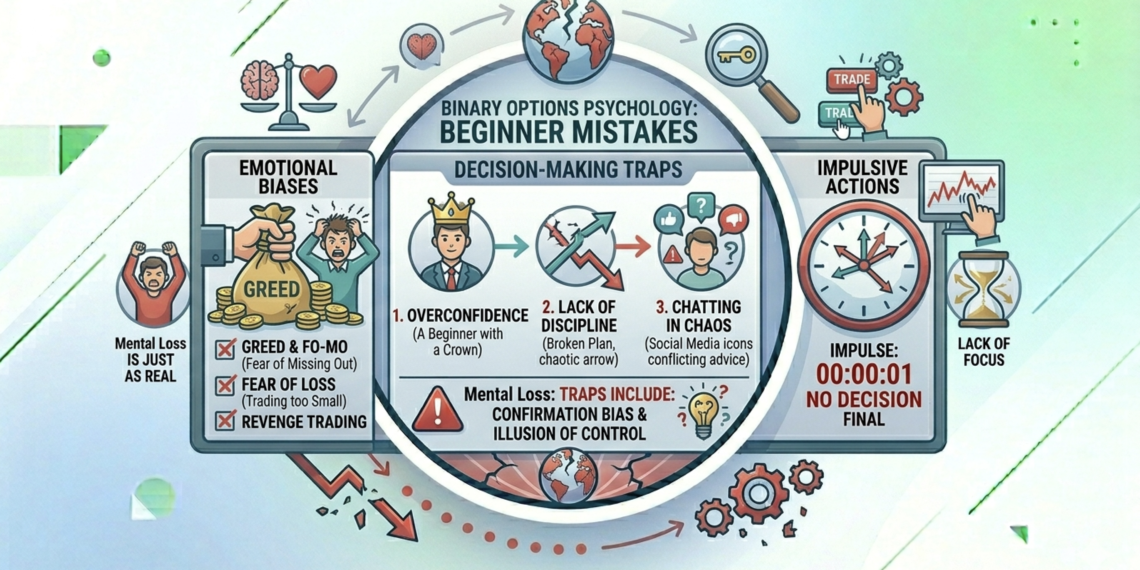 Binary Options Trading Psychology: The Most Common Beginner Mistakes